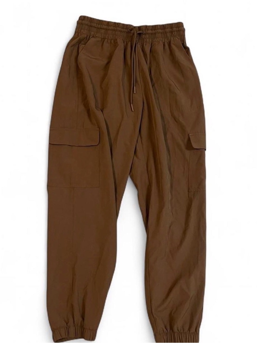 Brown Cargo Jogger Pants